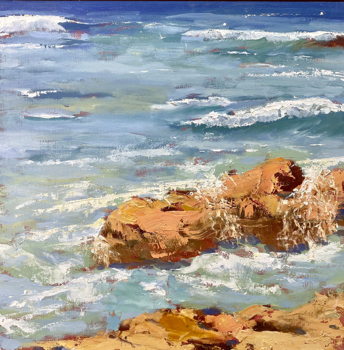 On the Waters Edge Coolum by Todd Whisson | Lethbridge Gallery