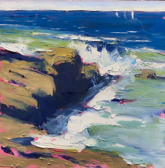 Waves of Change Mooloolaba by Todd Whisson | Lethbridge Gallery