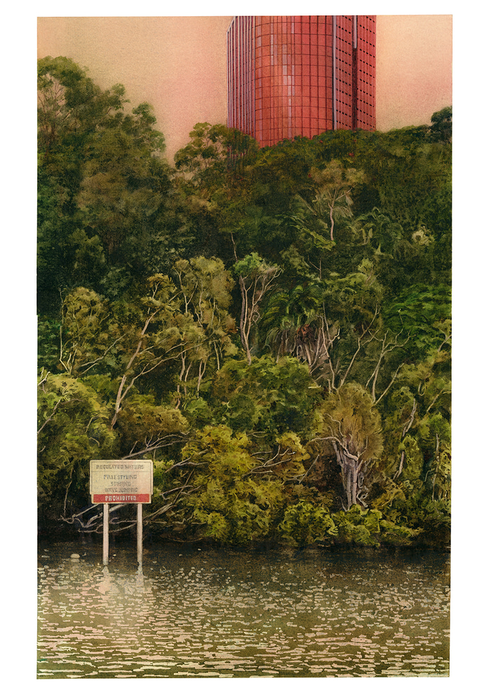 Brisbane River City by Jane Grealy | Lethbridge Gallery