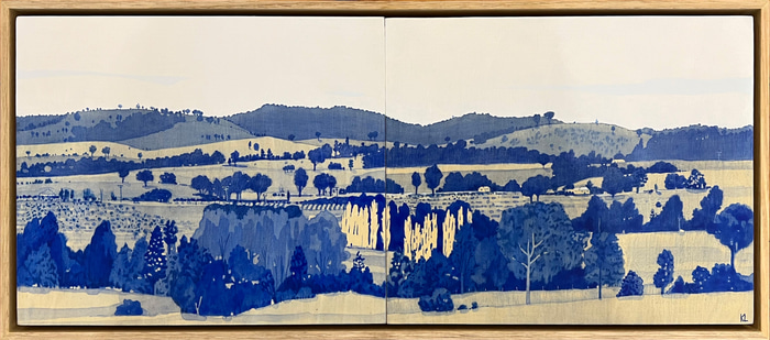 Farm with Poplars by Kristen Lethem | Lethbridge Gallery