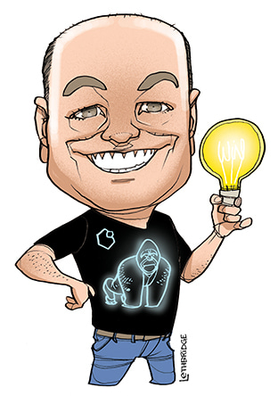 Bruce Dell by Lethbridge Caricatures | Lethbridge Gallery