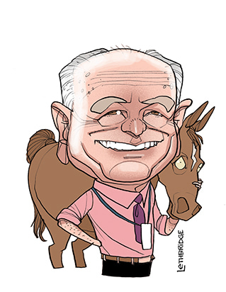 Gerry Harvey by Lethbridge Caricatures | Lethbridge Gallery