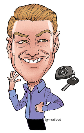 Jarvis Archer by Lethbridge Caricatures | Lethbridge Gallery