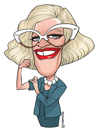 Kate Farrar by Lethbridge Caricatures | Lethbridge Gallery
