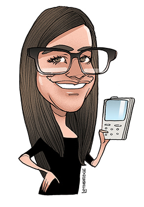 Kirsten Whitehead by Lethbridge Caricatures | Lethbridge Gallery
