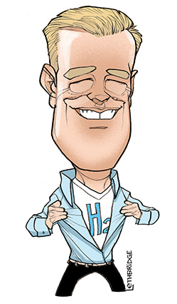 Lachlan Bird by Lethbridge Caricatures | Lethbridge Gallery