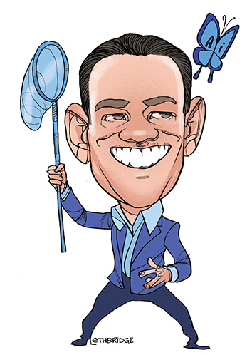 Michael Milford by Lethbridge Caricatures | Lethbridge Gallery