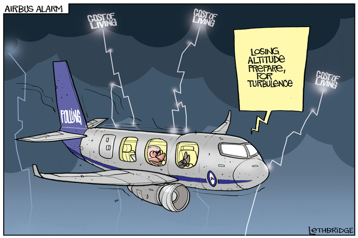 Airbus Alarm by Lethbridge  Cartoons | Lethbridge Gallery