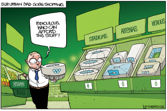 Cost of Playing by Lethbridge  Cartoons | Lethbridge Gallery