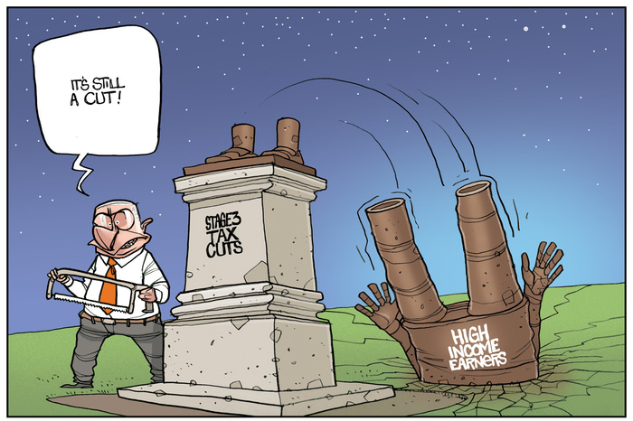 Cut Down by Lethbridge  Cartoons | Lethbridge Gallery