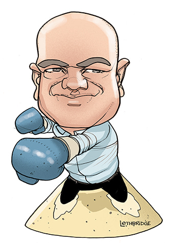 Theo Psaros by Lethbridge Caricatures | Lethbridge Gallery