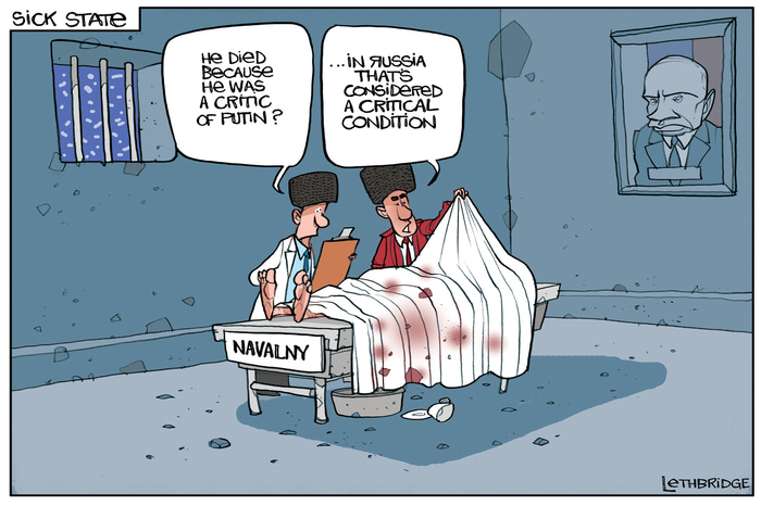 Sick State by Lethbridge  Cartoons | Lethbridge Gallery