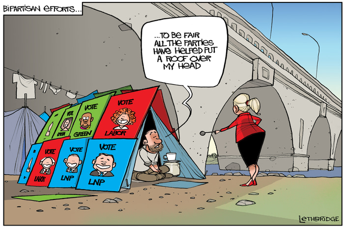 Bipartisan Effect by Lethbridge  Cartoons | Lethbridge Gallery