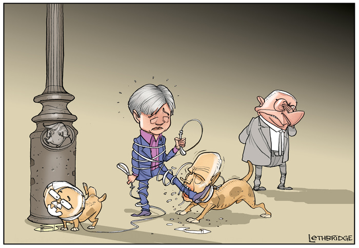 Hard to Handle by Lethbridge  Cartoons | Lethbridge Gallery