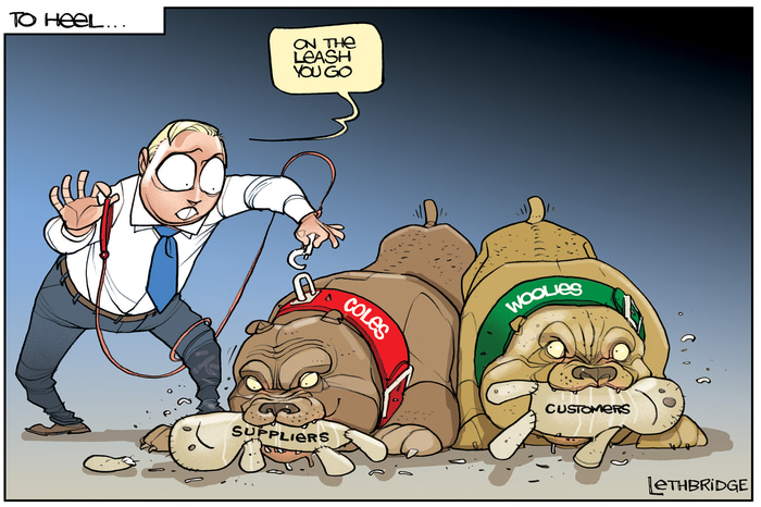To Heel by Lethbridge  Cartoons | Lethbridge Gallery