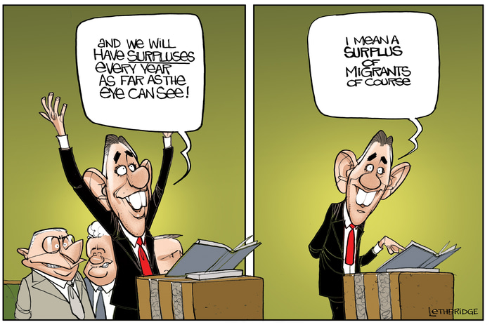 Surplus by Lethbridge  Cartoons | Lethbridge Gallery