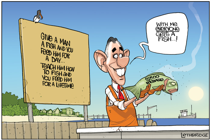 The Fisherman by Lethbridge  Cartoons | Lethbridge Gallery