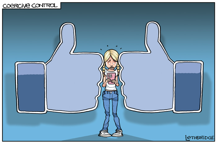 Coercive Control by Lethbridge  Cartoons | Lethbridge Gallery