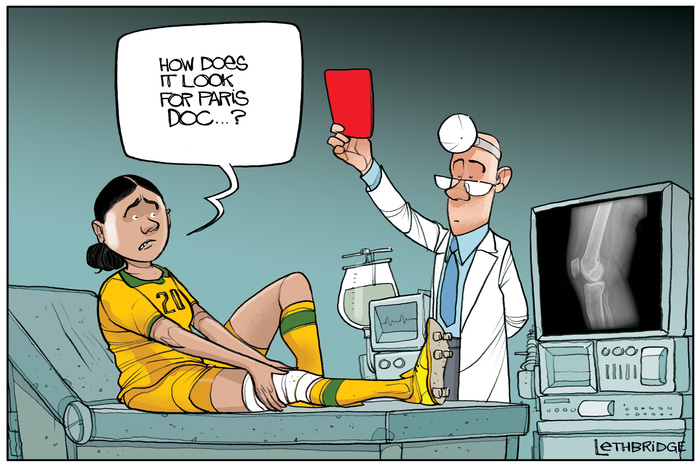 Red Card by Lethbridge  Cartoons | Lethbridge Gallery