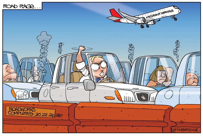 Road Rage by Lethbridge  Cartoons | Lethbridge Gallery