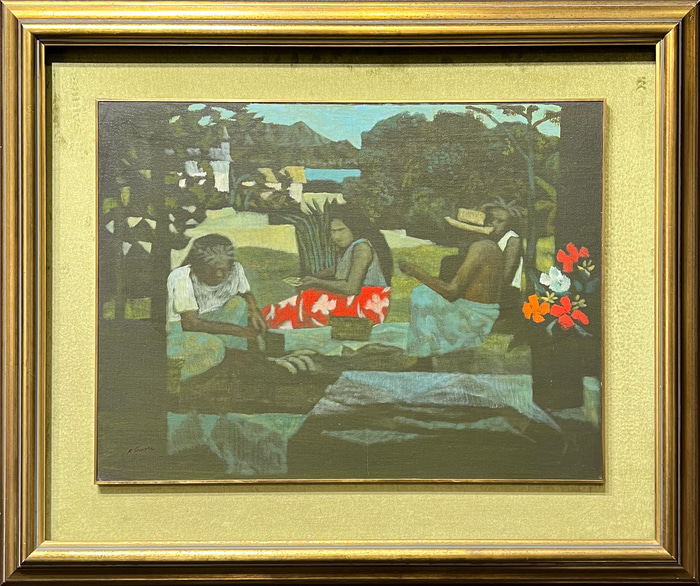 Three Women by Ray Crooke | Lethbridge Gallery