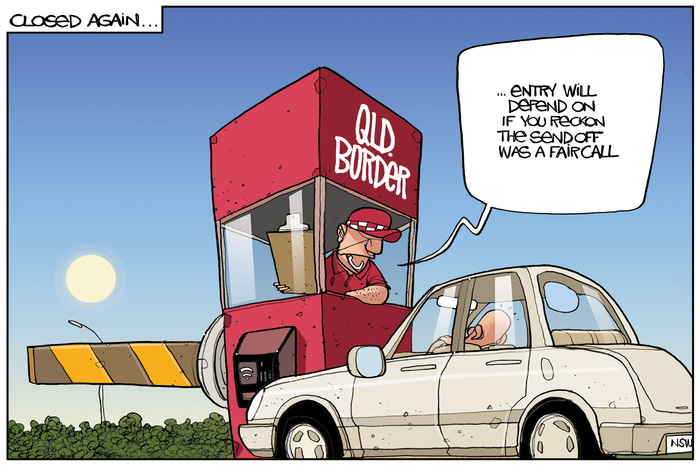 Close the Border by Lethbridge  Cartoons | Lethbridge Gallery