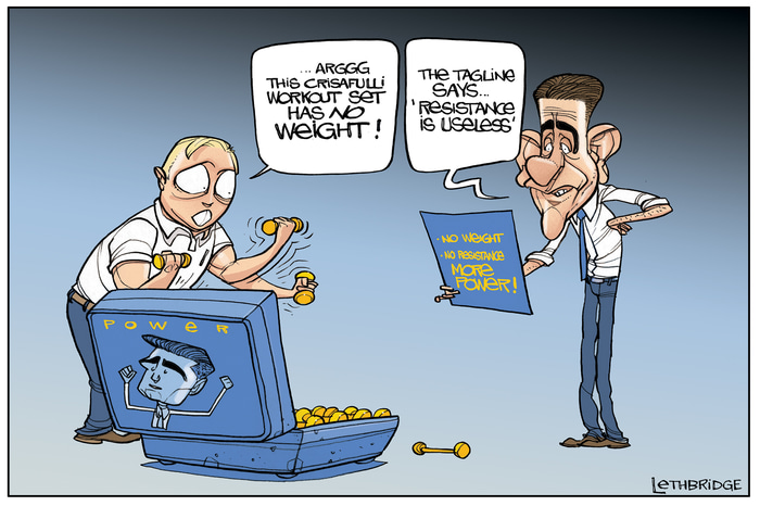 Resistance is Useless by Lethbridge  Cartoons | Lethbridge Gallery