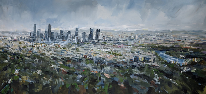 City from Mt Coot-Tha by Matt James | Lethbridge Gallery