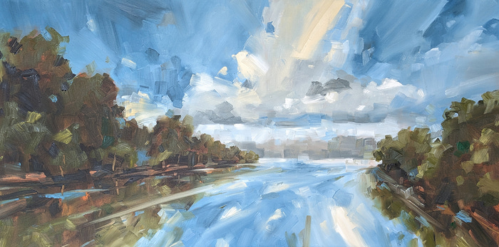 River at Indooroopilly by Matt James | Lethbridge Gallery