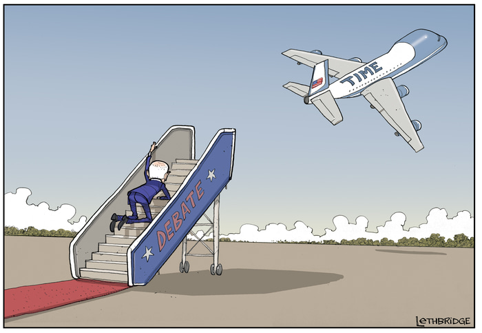 Not Coming Back by Lethbridge  Cartoons | Lethbridge Gallery