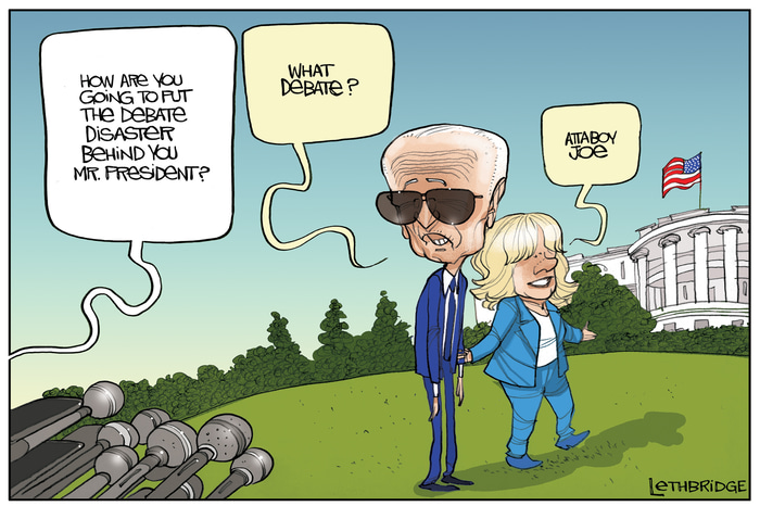 What Debate? by Lethbridge  Cartoons | Lethbridge Gallery