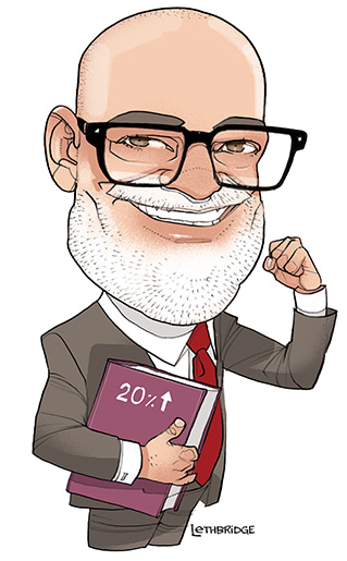 Peter Murdoch by Lethbridge Caricatures | Lethbridge Gallery