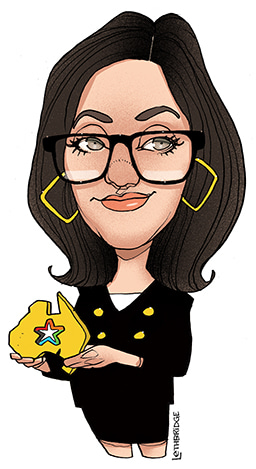 Katherine Gonzalez-Cork by Lethbridge Caricatures | Lethbridge Gallery