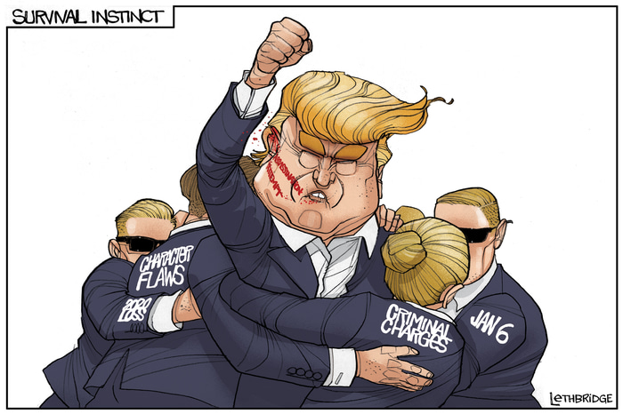 Survival Instinct by Lethbridge  Cartoons | Lethbridge Gallery