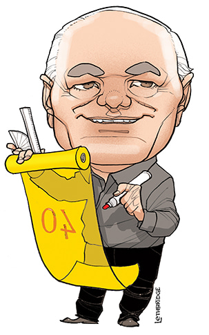 Ray Pini by Lethbridge Caricatures | Lethbridge Gallery