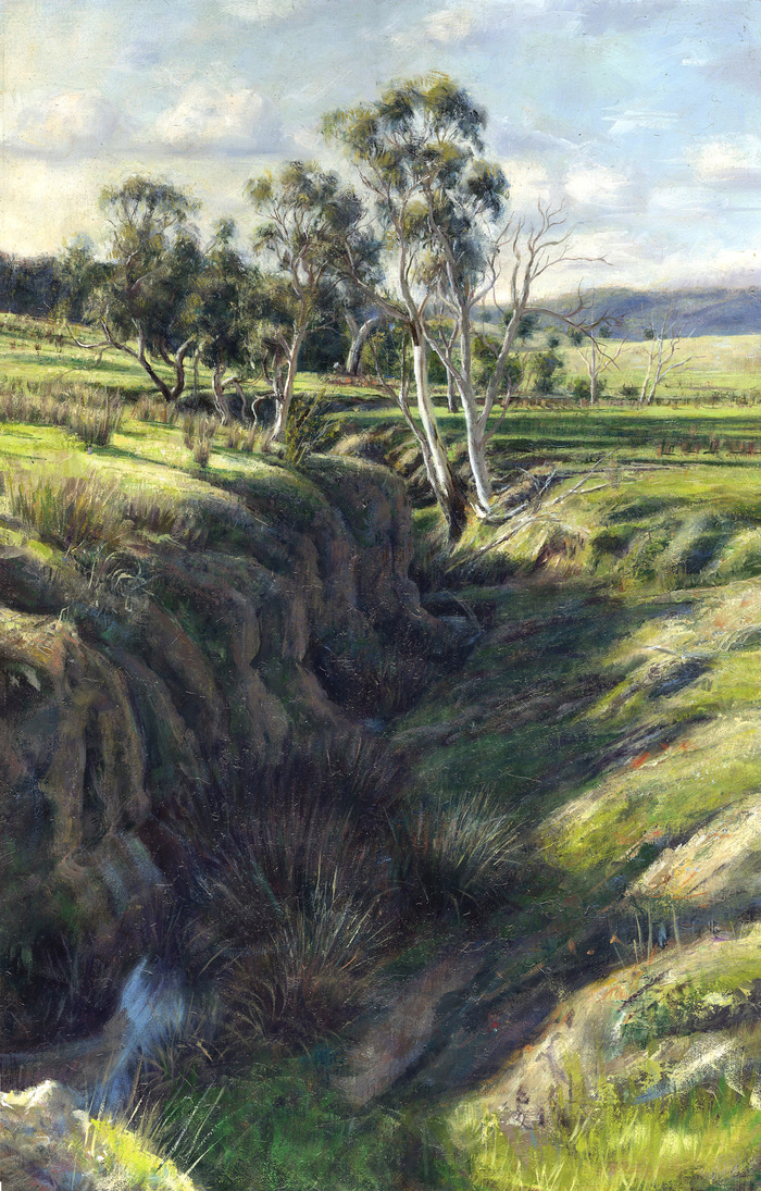 Shady Gully Study by Warren Crossett | Lethbridge Gallery