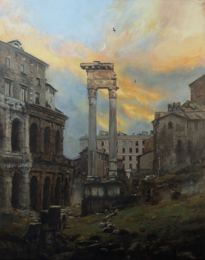 Luna Waxing Over Apollo by Evan Shipard | Lethbridge Gallery