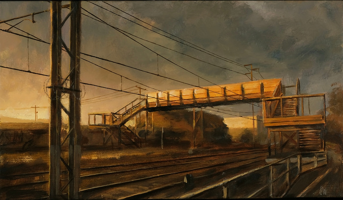 Over the Tracks by Joe Whyte | Lethbridge Gallery