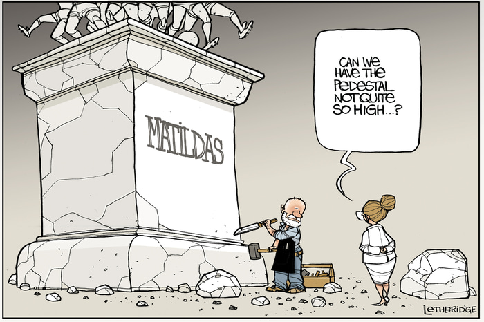 The Mighty Matildas by Lethbridge  Cartoons | Lethbridge Gallery