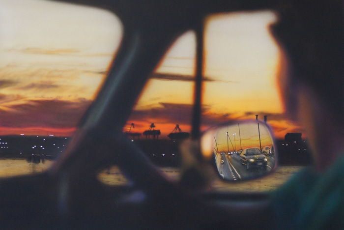 Crossing the Bolte Bridge by Todd Simpson | Lethbridge Gallery