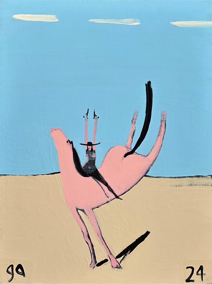 Pink Rider by Gary Abkin | Lethbridge Gallery