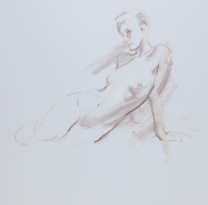 Life Drawing (Cedar) 3 by Scott  Breton | Lethbridge Gallery