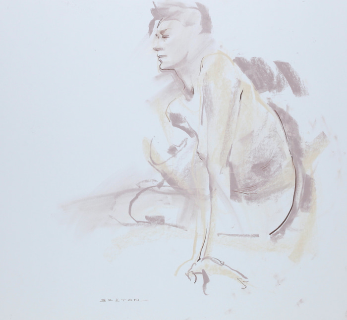 Life Drawing (Cedar) 4 by Scott  Breton | Lethbridge Gallery