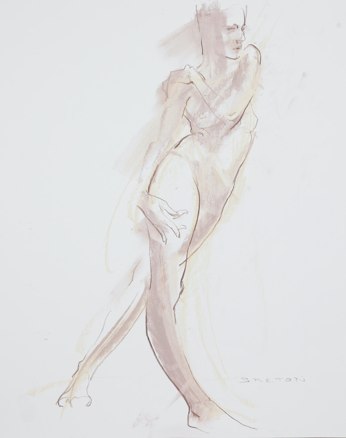 Life Drawing (Cedar) 7 by Scott  Breton | Lethbridge Gallery