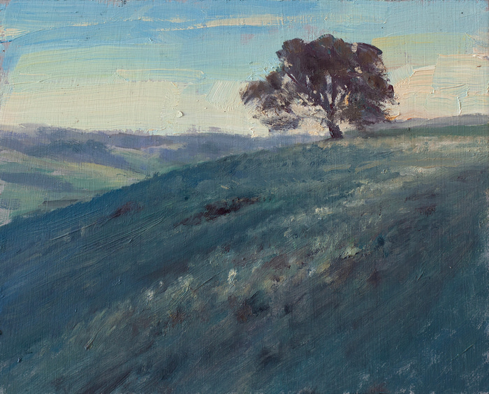 Tree on Ridge Study by Scott  Breton | Lethbridge Gallery