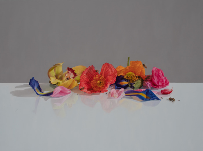 Cut Flowers with Bees by Bronwyn Hill | Lethbridge Gallery