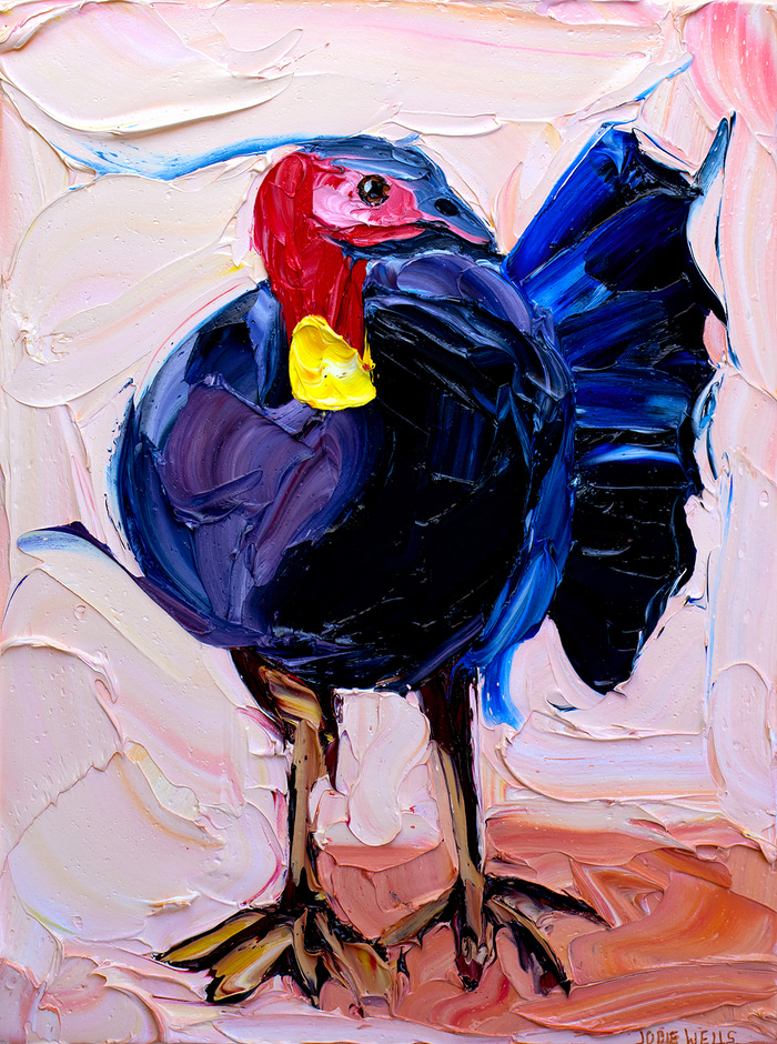 City Roamer Brush Turkey by Jodie Wells | Lethbridge Gallery