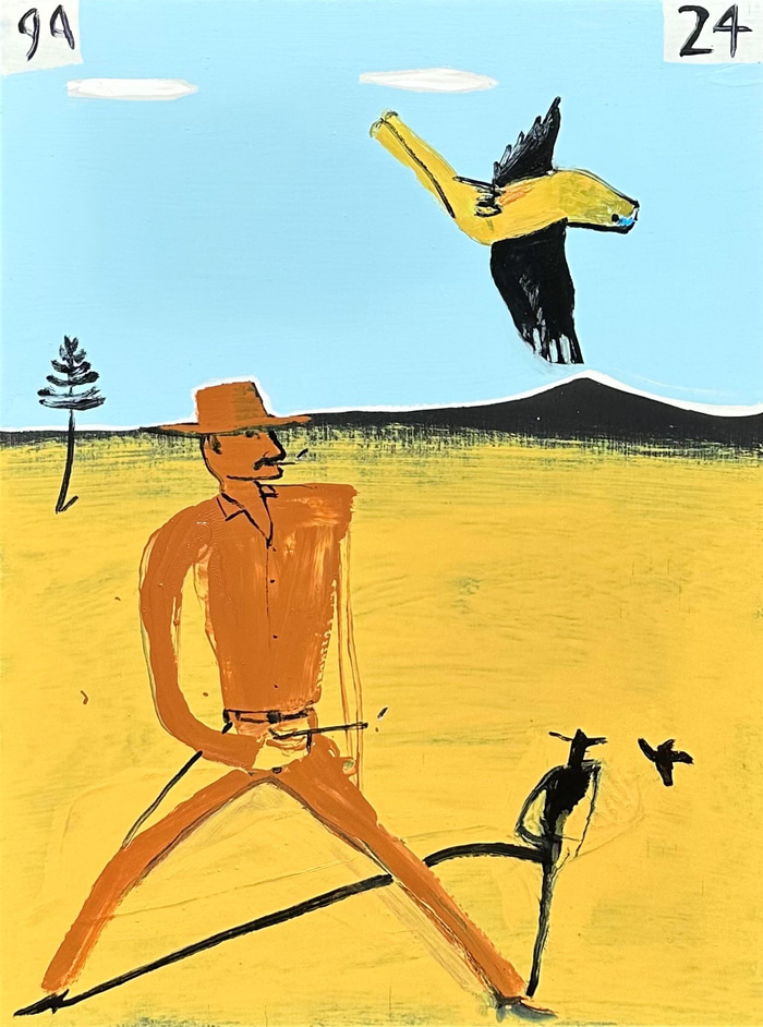 Drover and Yellow Bird by Gary Abkin | Lethbridge Gallery