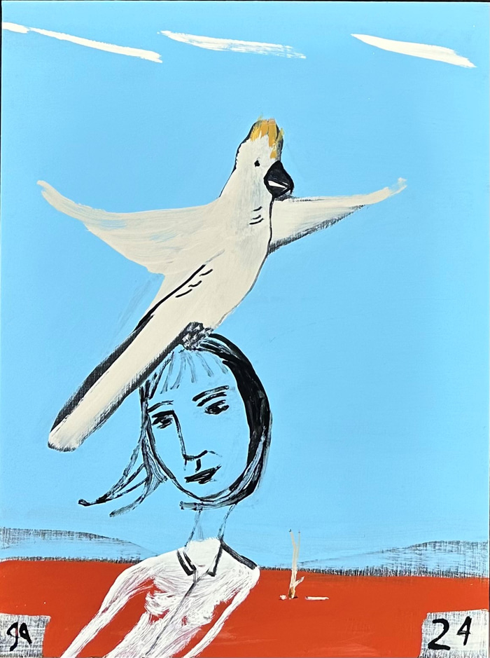 Dreaming Woman in Landscape by Gary Abkin | Lethbridge Gallery