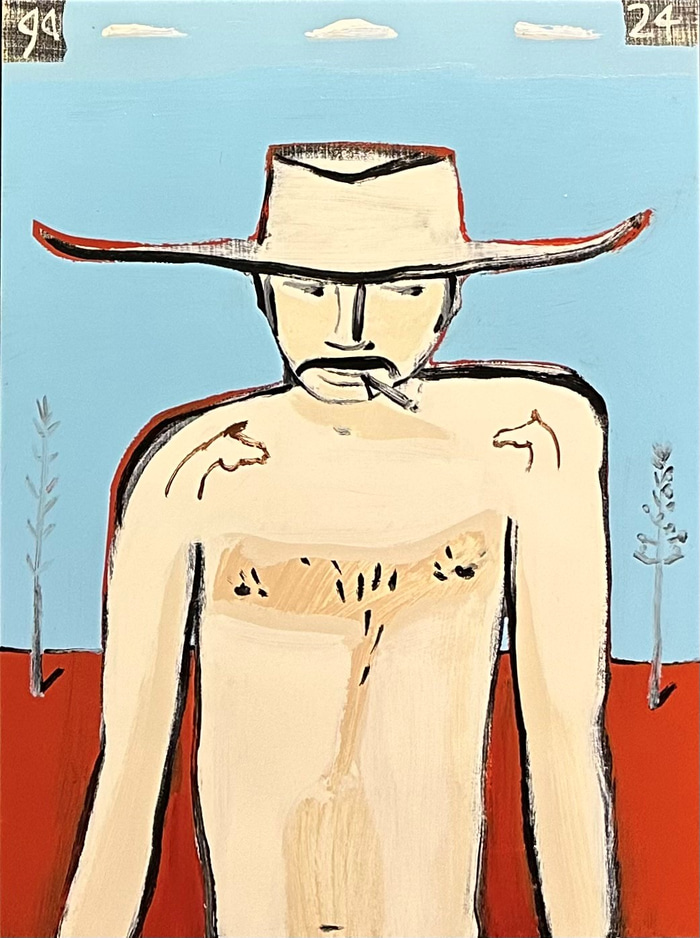Portrait of a Drover by Gary Abkin | Lethbridge Gallery